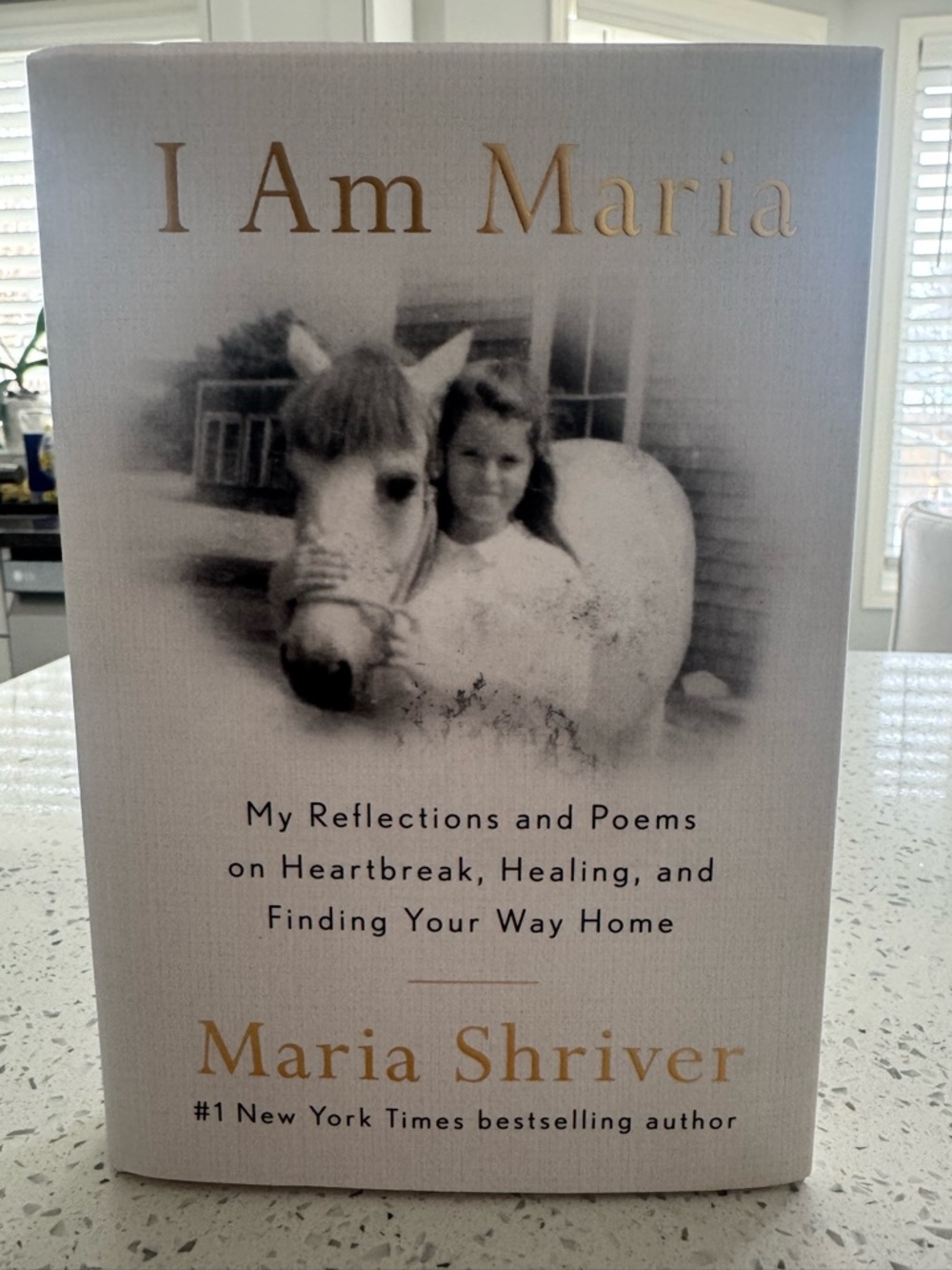 I Am Maria by Maria Shriver - White and Gold Hardcover